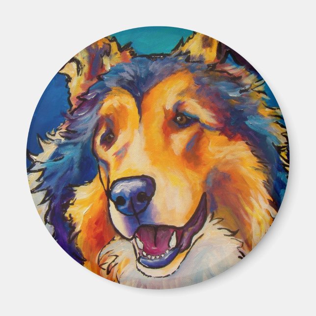 Imã Rough Collie (Frente)