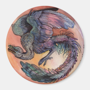 Imã Round Archaeopteryx