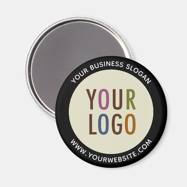 Imã Round Promotional Fridge Magnet Your Company Logo (Front/Back)