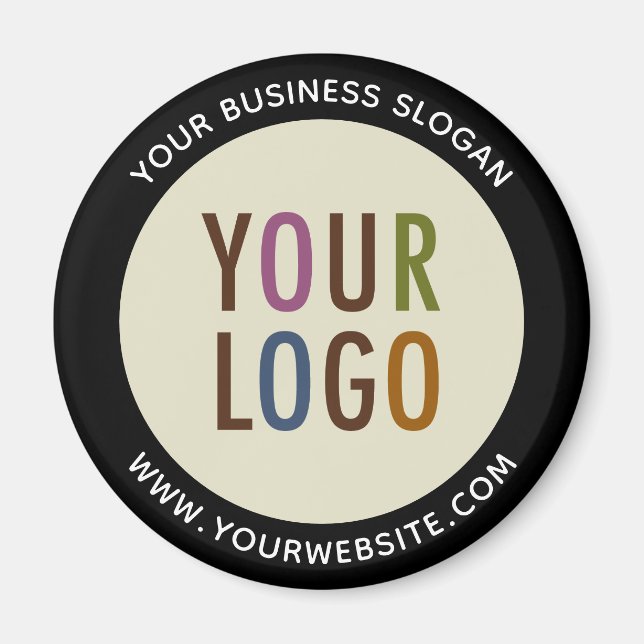 Imã Round Promotional Fridge Magnet Your Company Logo (Frente)