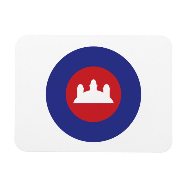 Ímã Roundel Cambojana (Horizontal)