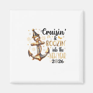 Imã Roupa de Cruisin' Bebendo Ano Novo 2026 2