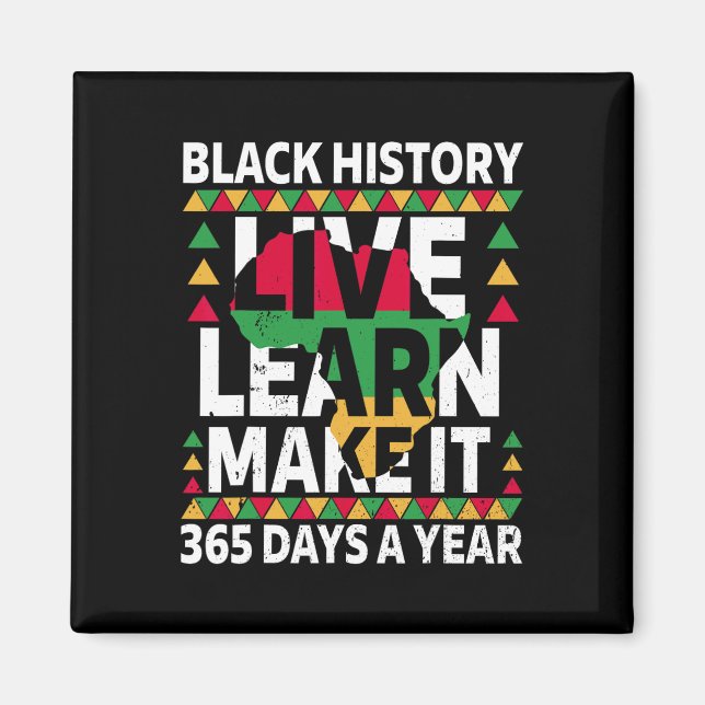 Imã Roupa de História Negra Mês de 2025 (Frente)