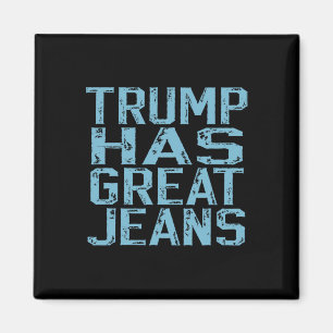 Imã Roupa de Trump engraçada tem ótimas jeans meme vin