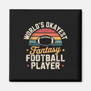 Imã Roupa engraçada de jogador de futebol Fantasy - Fo