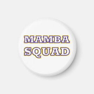 Imã Roupa engraçada do Mamba Squad para amantes de cob