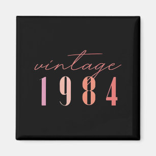 Imã Roupas de festa de aniversário de 40 anos vintage