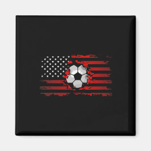 Imã Roupas de Futebol com Bandeira Americana - Futebol