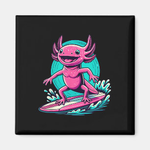 Imã Roupas de Surf Axolotl Prancha de Surf Surfista Pa
