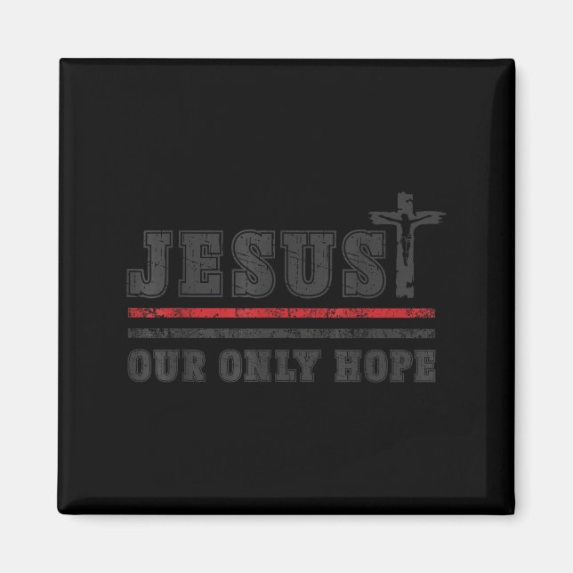 Imã Roupas Religiosas Presente Jesus Nossa Única Esper (Frente)