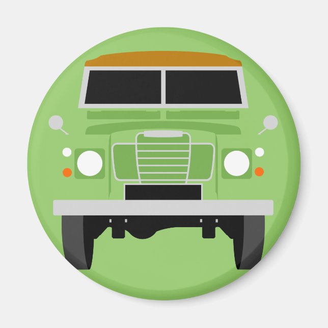 Imã Rover de Terra Clássico MK3 da Pop Verde (Frente)
