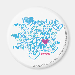 Imã Roxo/Aqua dos grafites