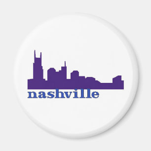 Imã Roxo da skyline de Nashville