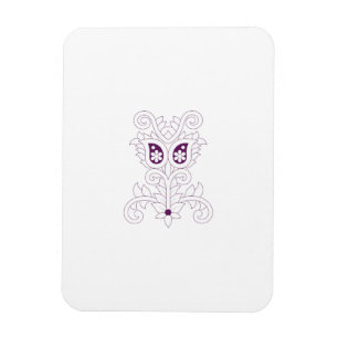 Ímã Roxo de Uva, Uva, Decoração da flor de mel