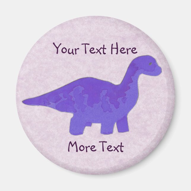Imã Roxo Dino Magnet (Frente)