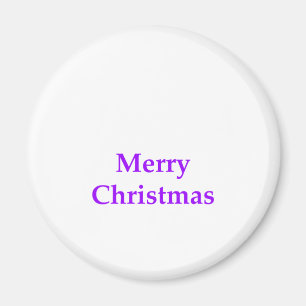 Imã Roxo do Feliz Natal os presentes de Zazzle do MUSE