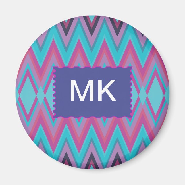 Imã Roxo e Aqua Tribal (Frente)