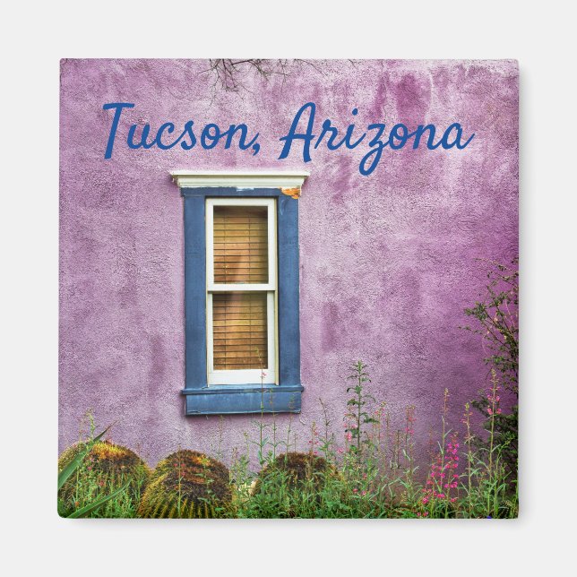 Imã Roxo e Azul no Sudoeste de Tucson, Arizona (Frente)