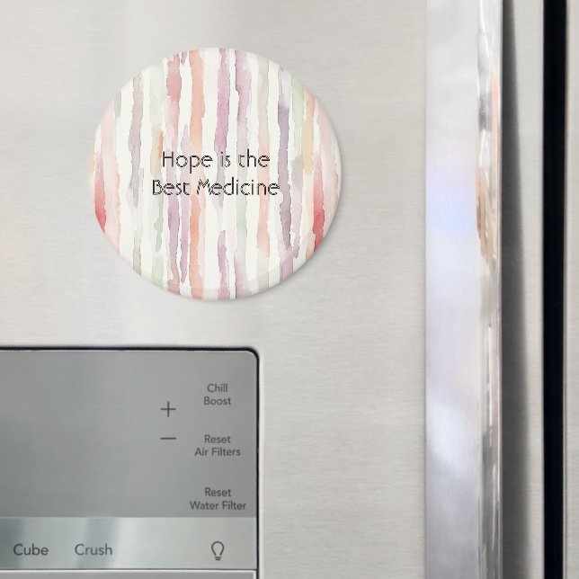 Imã Roxo Mint Listras Roxas A Esperança é a Melhor Med (In Situ (Fridge))