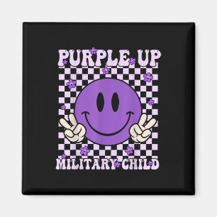 Imã Roxo Para Crianças Militares Groovy Filho Militar