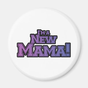 Imã Roxo, sou uma nova mãe Camiseta e presentes