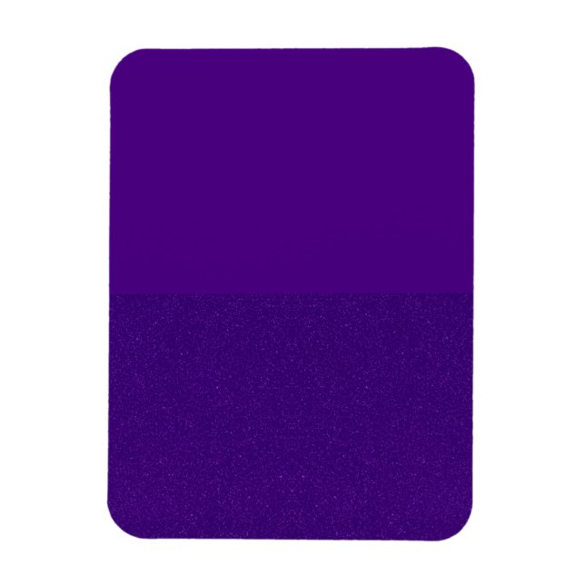 Ímã Roxo Split Matte & Glitter – Personalizável (Vertical)