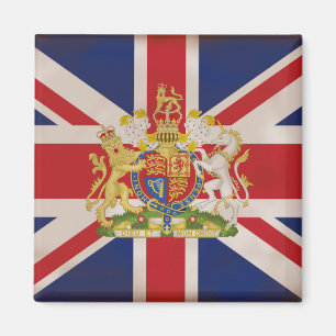 Imã Royal Crest no Union Jack Flag