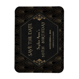 Ímã Royal Fleur-de-lis Dourado Grande Gatsby 50º Anive