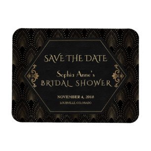 Ímã Royal Fleur-de-lis Excelente Dourado Gatsby Chá de