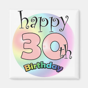 Imã Roze Happy aniversário de 30 anos