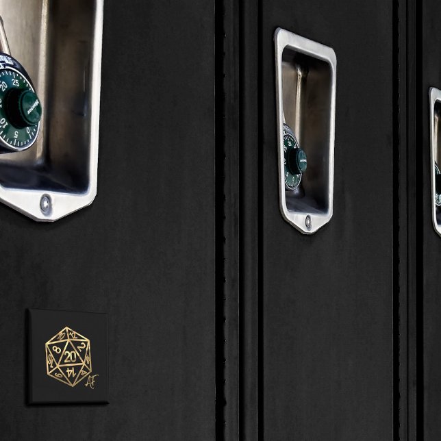 Imã RPG Crit AF | Gold Retro Tabletop Roleplayer Dice (Criador carregado)