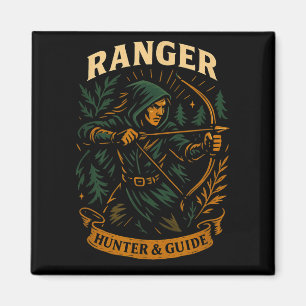 Imã Rpg Gamer Ranger D20 Dice Nerdy Men Women Kid