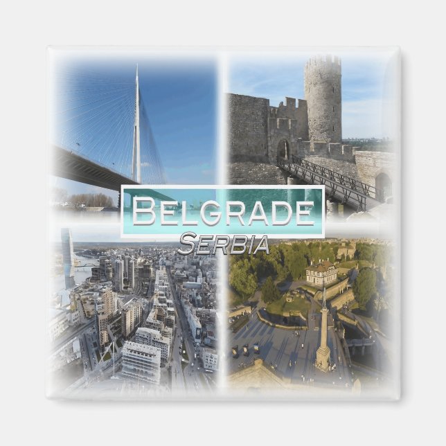 Imã RS0004 Europa, Sérvia, Belgrado, frigorífico (Frente)