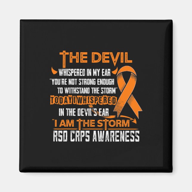Imã Rsd Crps Consciência Eu Sou O Diabo Da Tempestade (Frente)