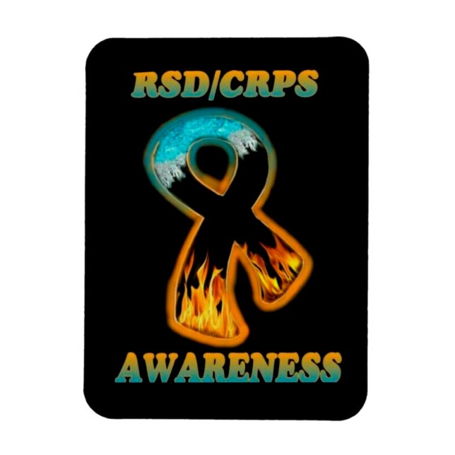 Ímã RSD/CRPS SENSIBILIZAÇÃO Fogos e geleiras (Vertical)