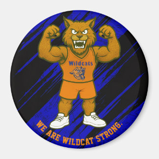 IMÃ RSD WILDCATS ESPORTE MAGNET BLUE E BLACK BG,