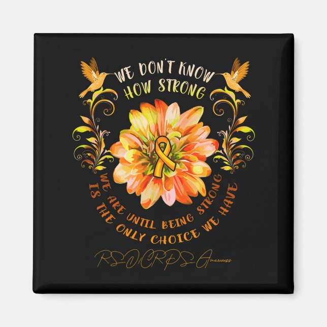 Imã Rsrps Awareness Flower We Dont Know How Strong  (Frente)