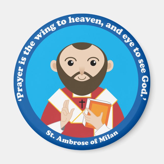 Imã Rua. Ambrose de Milão (Frente)