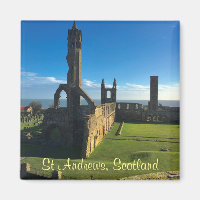 Rua Andrews Scotland Cathedral Ruins Fotografia Ma