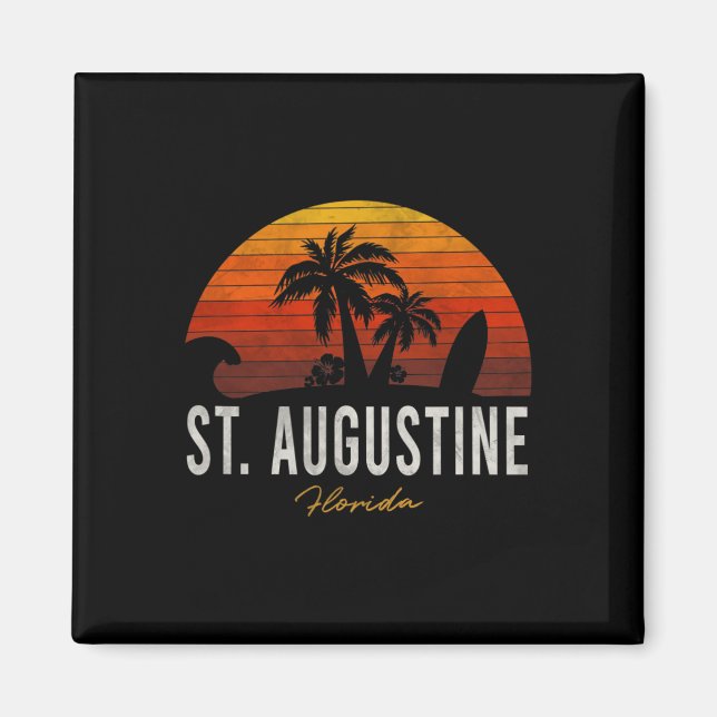 Imã Rua. Augustine Beach Flórida Fl Palms VacSurf (Frente)