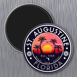 Imã Rua Augustine Beach Sunset Beach Palm Tree