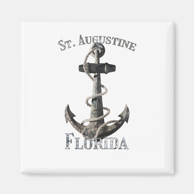 Imã Rua: Augustine Florida Vacation NMaritime Anchor S (Frente)