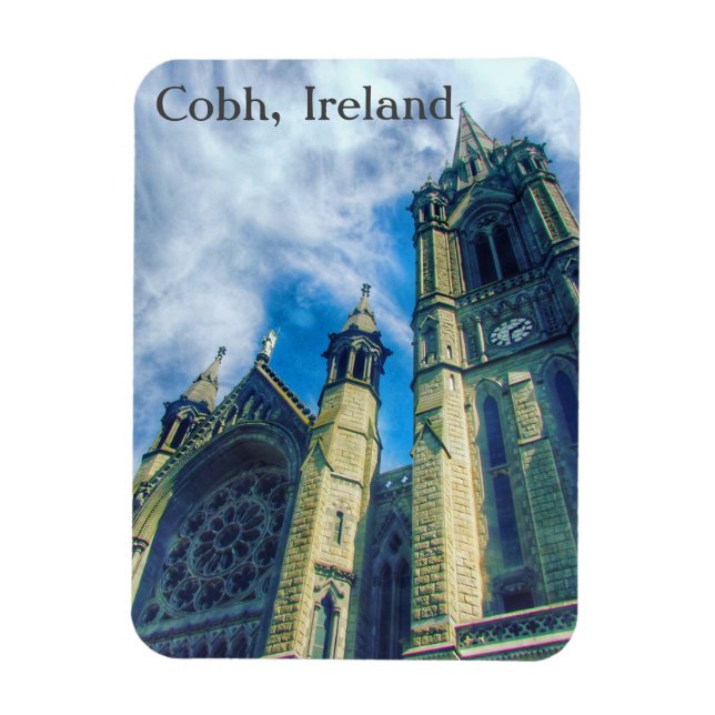 Ímã Rua. Catedral de Colmanes, coh Irlanda Magnet (Vertical)