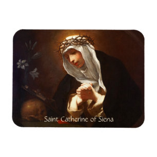 Ímã Rua. Catherine de Siena (Franceschini) Horizontal