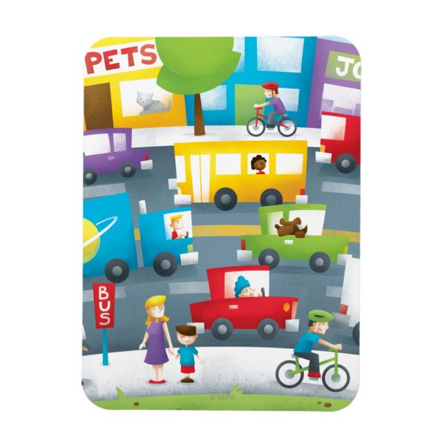 Ímã Rua Cidade (Vertical)