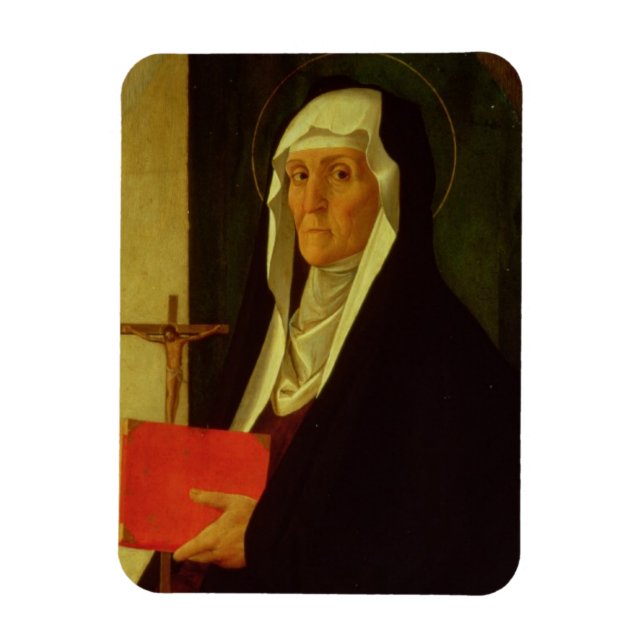 Ímã Rua. Clare, c.1485-90 (tempera no painel) (Vertical)