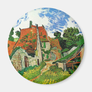 Imã Rua da Aldeia em Auvers por Vincent Van Gogh