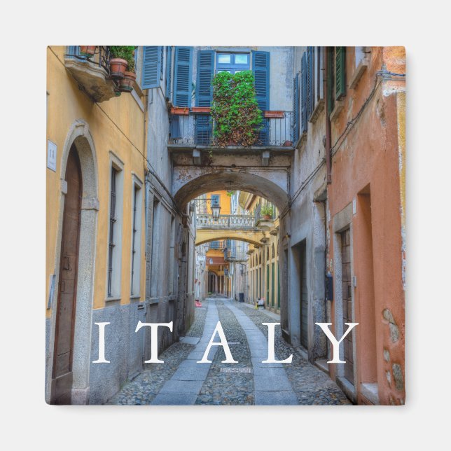 Imã Rua da cidade estreita, Itália (Frente)