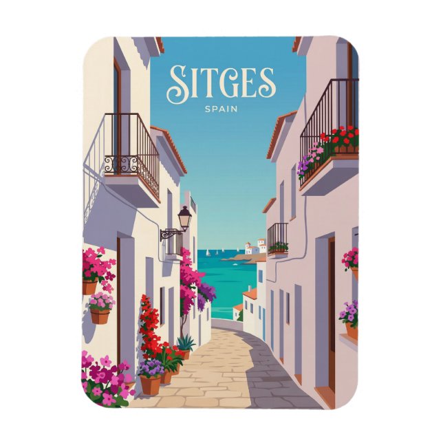 Ímã Rua da Mãe de Deus Espanha (Vertical)