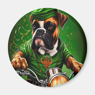 Imã Rua de moto de boxer, dia de Patrick